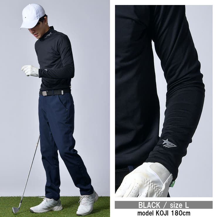 STLLA77GOLF】あったか裏起毛ハイネックゴルフインナー[品番