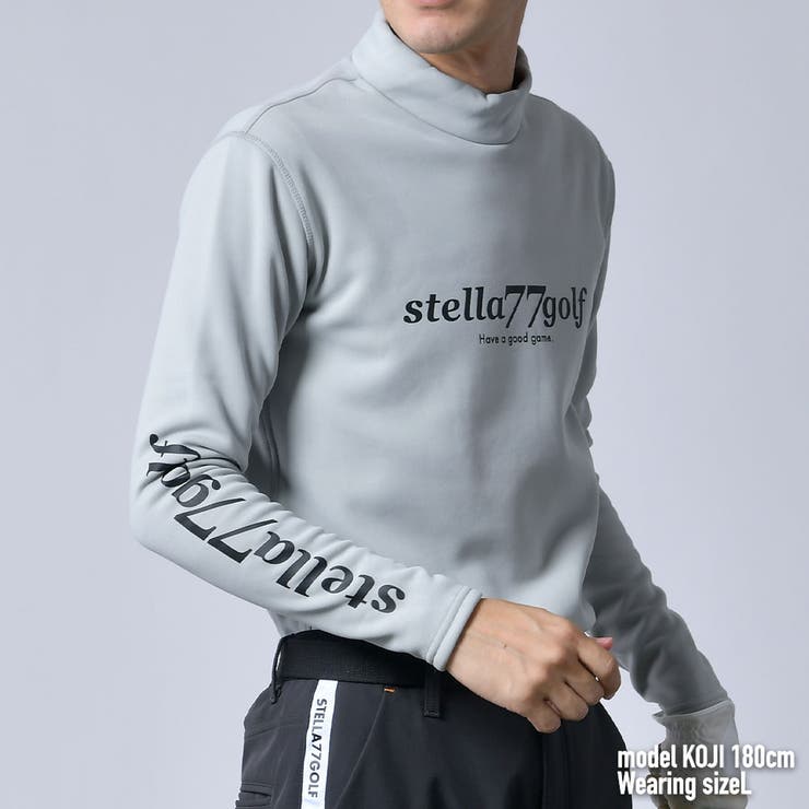 【 STELLA77GOLF 】裏起毛ゴルフハイネックインナー