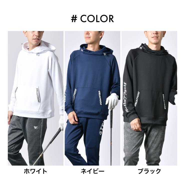 STELLA77GOLF】ダンボールニットゴルフパーカー[品番