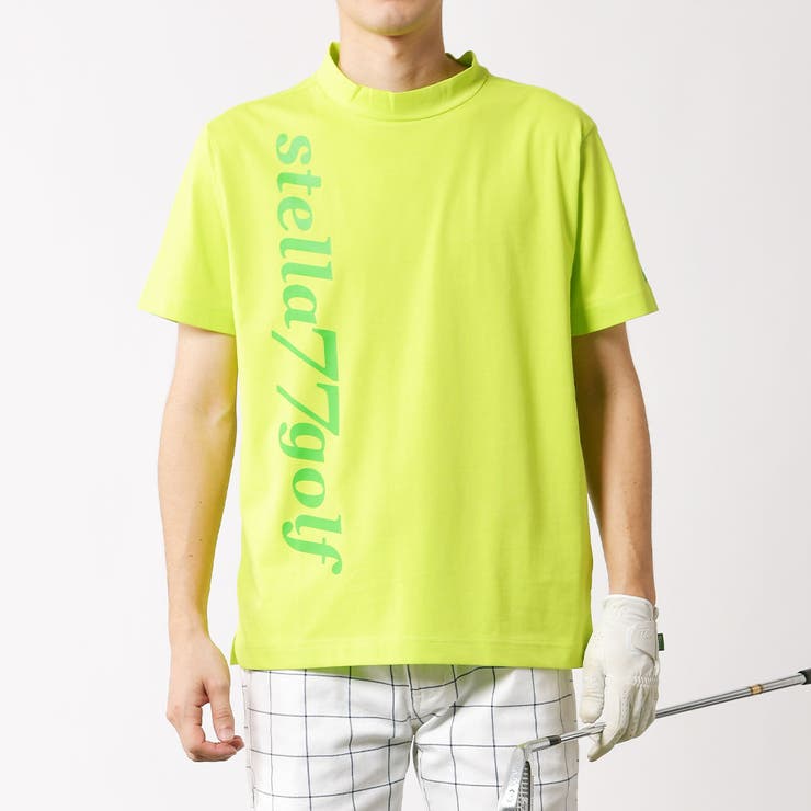 ライム | 【STELLA77GOLF】速乾モックネックTシャツ | ENJOUEMEN