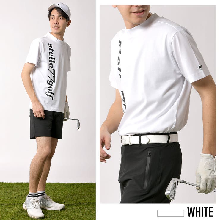 STELLA77GOLF】速乾モックネックTシャツ[品番：NFLM0000303