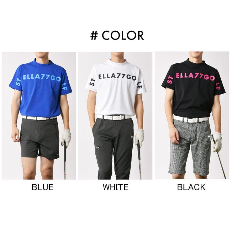 【STELLA77GOLF】速乾モックネックTシャツ | ENJOUEMEN | 詳細画像2 