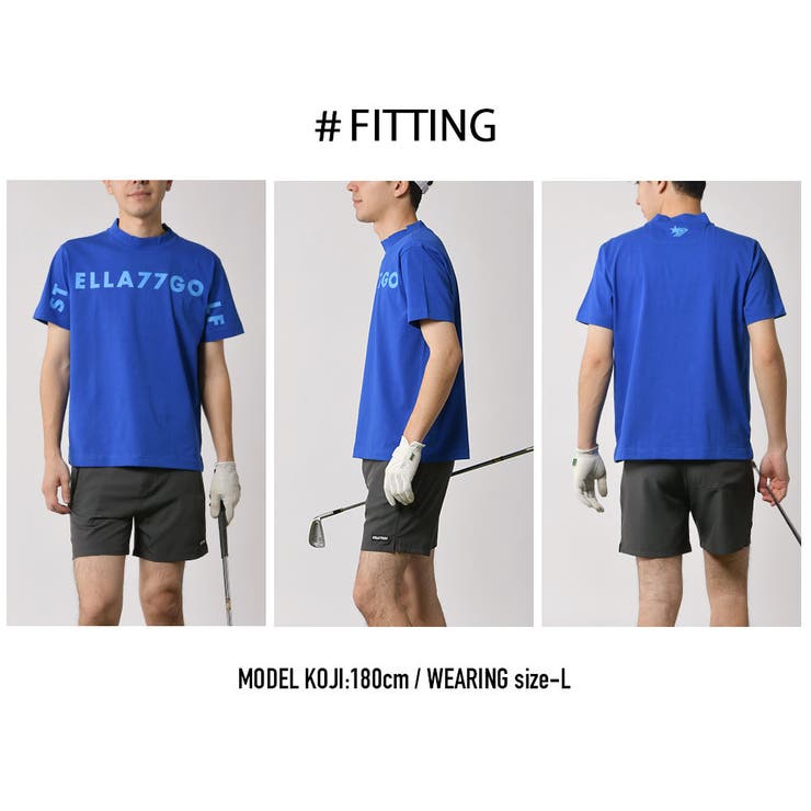 【STELLA77GOLF】速乾モックネックTシャツ | ENJOUEMEN | 詳細画像14 