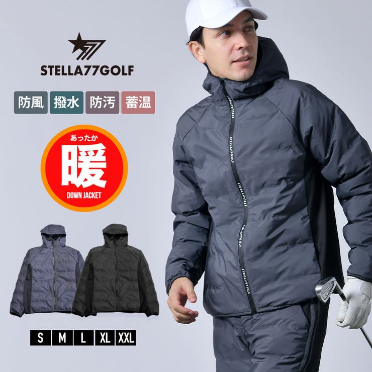 STELLA77GOLF】中綿シームレスダウンジャケット[品番