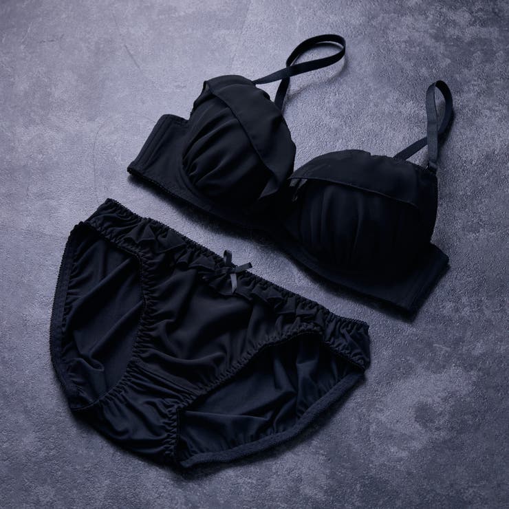 ブラック | ジョーゼットフリルブラセット | Dolce FIora