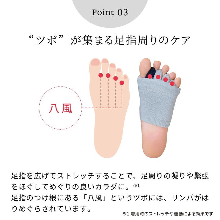 足指リフレソックス | eume | 詳細画像5 