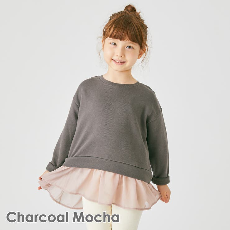 チャコールモカ | シフォン 付き トップス | ever closet