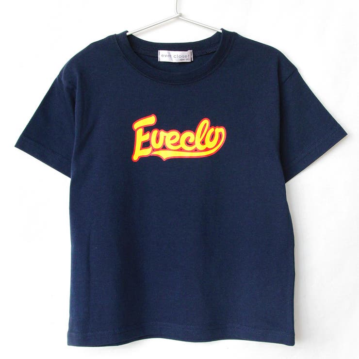 A.ネイビー | ＼プリント半袖Tシャツ 子供服 女の子 | ever closet