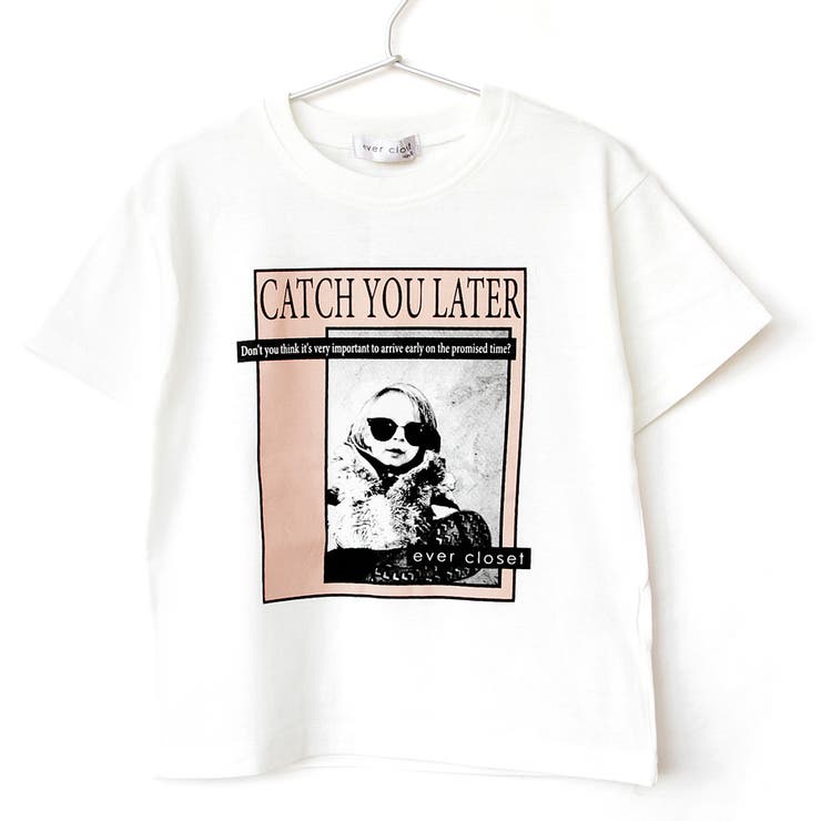 E.ホワイト | ＼プリント半袖Tシャツ 子供服 女の子 | ever closet