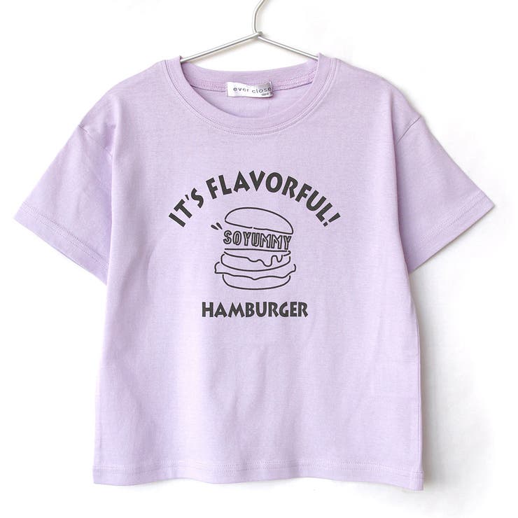 K.パープル | ＼プリント半袖Tシャツ 子供服 女の子 | ever closet