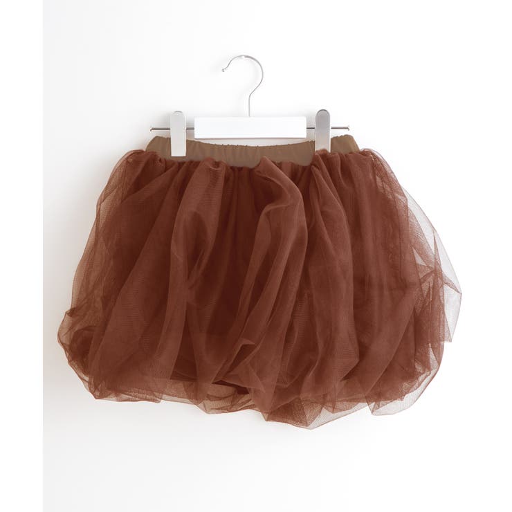 brown | \パニエ風 チュチュスカート 子供服 | ever closet