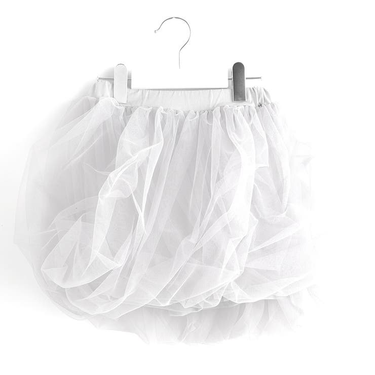 white | \パニエ風 チュチュスカート 子供服 | ever closet