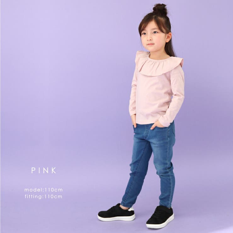 フリル衿Tシャツ