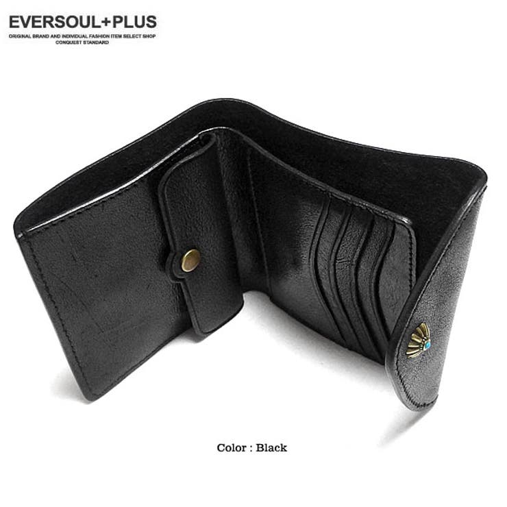 財布 二つ折り レザー 品番 Eu Eversoul エバーソウル のメンズファッション通販 Shoplist ショップリスト