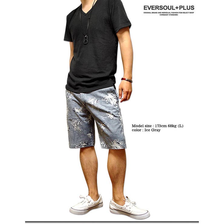 ショートパンツ メンズ 総柄 品番 Eu Eversoul エバーソウル のメンズ ファッション通販 Shoplist ショップリスト