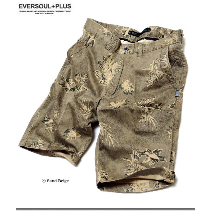 ショートパンツ メンズ 総柄 品番 Eu Eversoul エバーソウル のメンズ ファッション通販 Shoplist ショップリスト