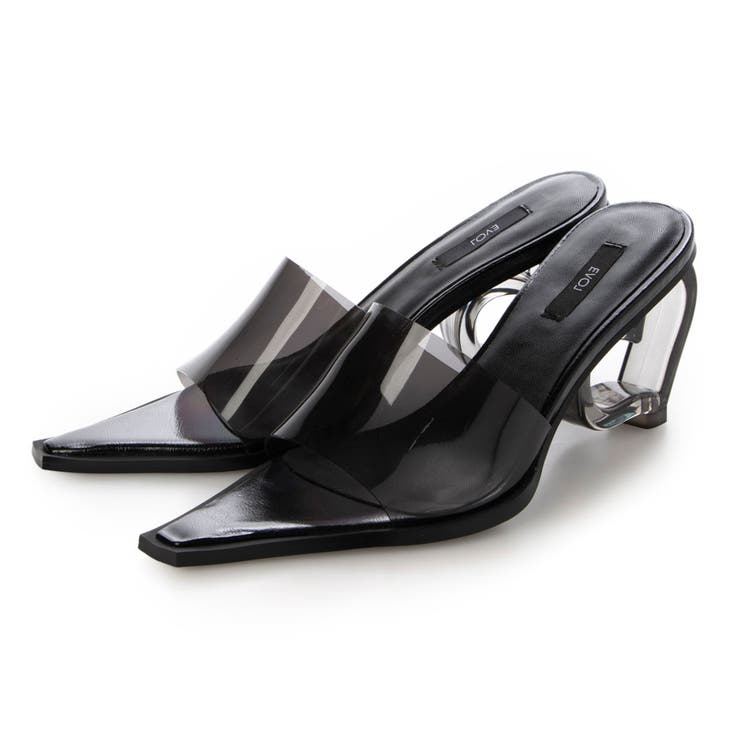 【限定SALE！！】安定感◎Melissa ハート クリアヒールサンダル EVOL サンダル 「EVOL」ハートクリアヒールサンダル BW23809