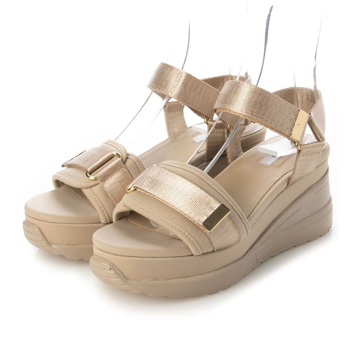 BG(ベージュ) | ベルトスタイルアップサンダル | EVOL