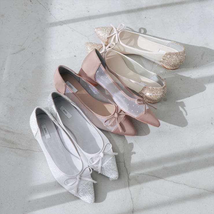 【軽量・柔らかい】チュールバレエパンプス | EVOL | 詳細画像1 