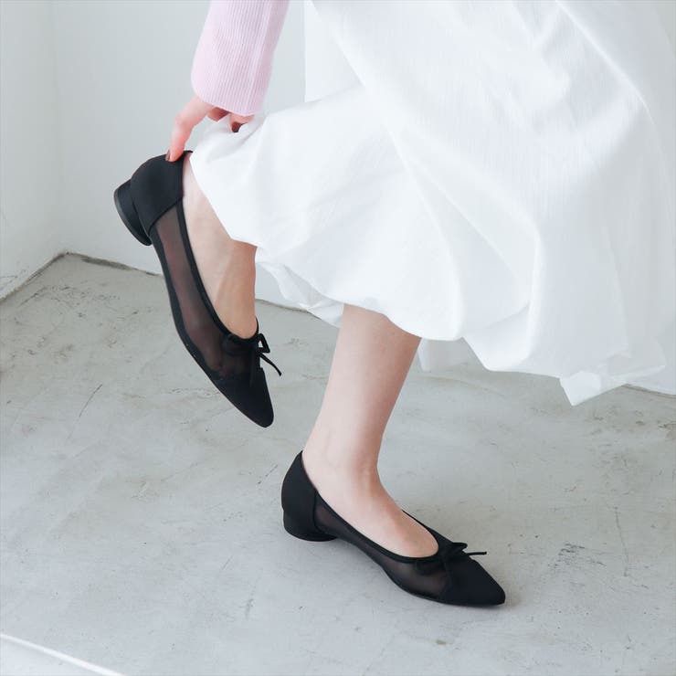 【軽量・柔らかい】チュールバレエパンプス | EVOL | 詳細画像20 