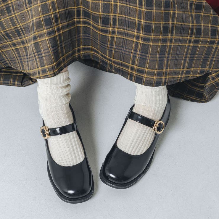 【ふかふか・クッション入り】4.5cmメリージェーンパンプス | EVOL | 詳細画像1 