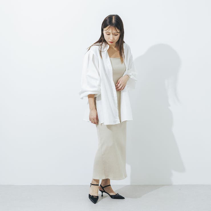 【ふかふか・クッション入り】ポインテッド5.5cmリボンストラップパンプス | EVOL | 詳細画像4 