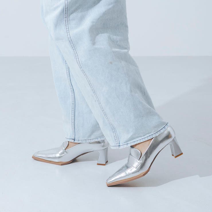 【ふかふか・クッション入り】6cmヒールローファー | EVOL | 詳細画像3 