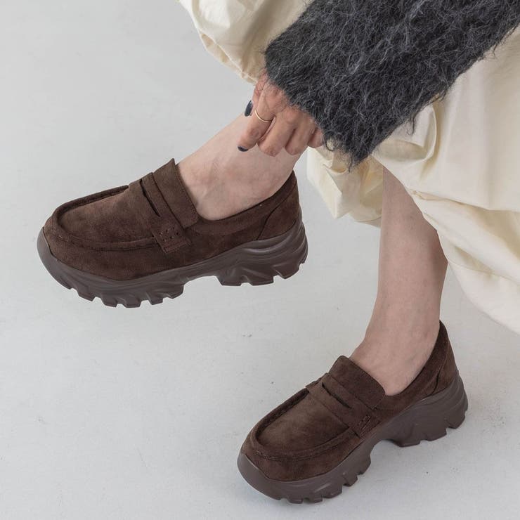 【S-LLサイズ展開・軽量】スニーカーソールローファー | EVOL | 詳細画像17 