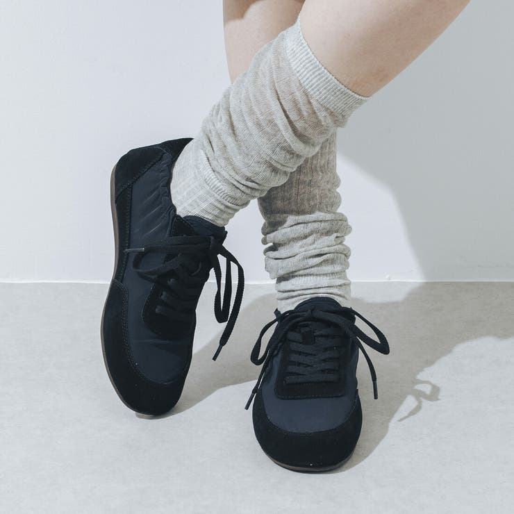 【軽量・本革】軽量本革レースアップスニーカー | EVOL | 詳細画像1 