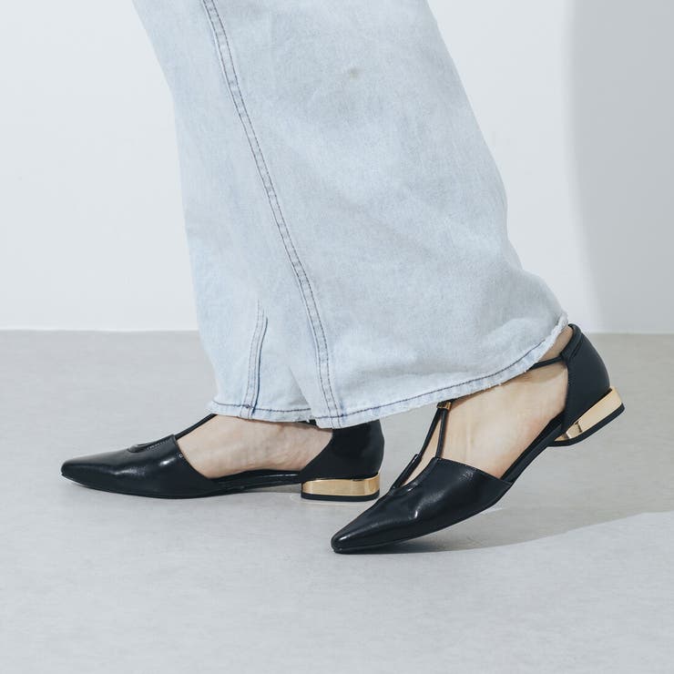 【柔らかい・クッション入り】メタルヒールストラップパンプス | EVOL | 詳細画像3 