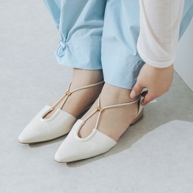 【柔らかい・クッション入り】メタルヒールストラップパンプス | EVOL | 詳細画像5 