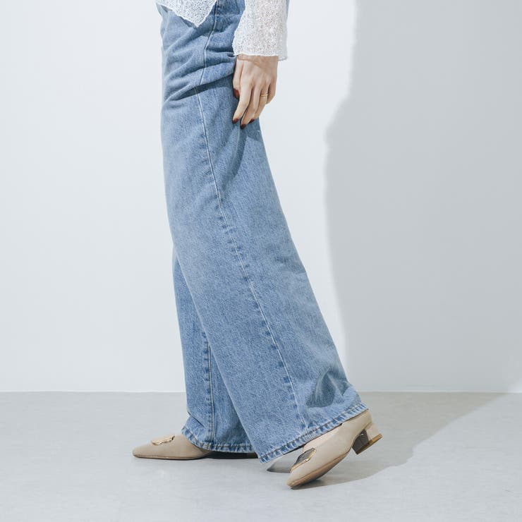 【晴雨兼用・柔らかい】晴雨兼用メタルモチーフパンプス | EVOL | 詳細画像7 