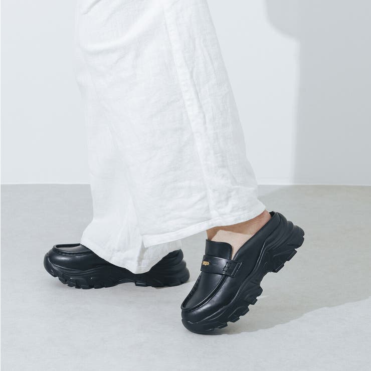 【S-LLサイズ展開・軽量】スニーカーソールローファーミュール | EVOL | 詳細画像3 