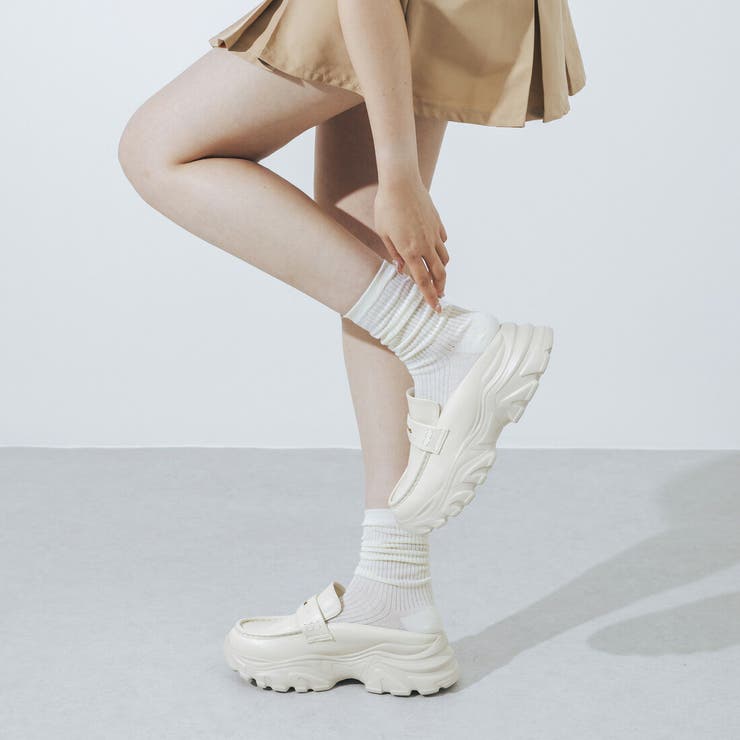 【S-LLサイズ展開・軽量】スニーカーソールローファーミュール | EVOL | 詳細画像5 