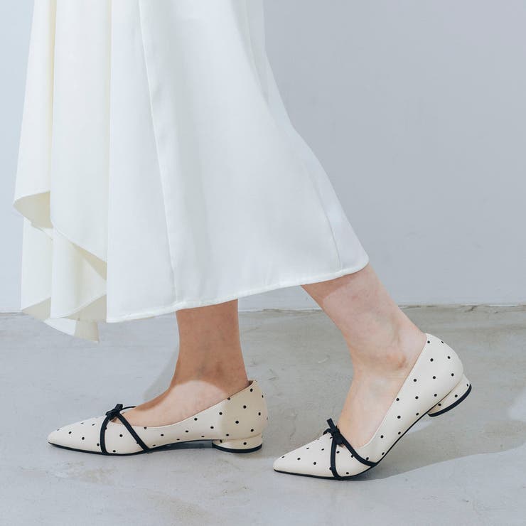 【ふかふか・クッション入り】ポインテッド2cmリボンパンプス | EVOL | 詳細画像9 