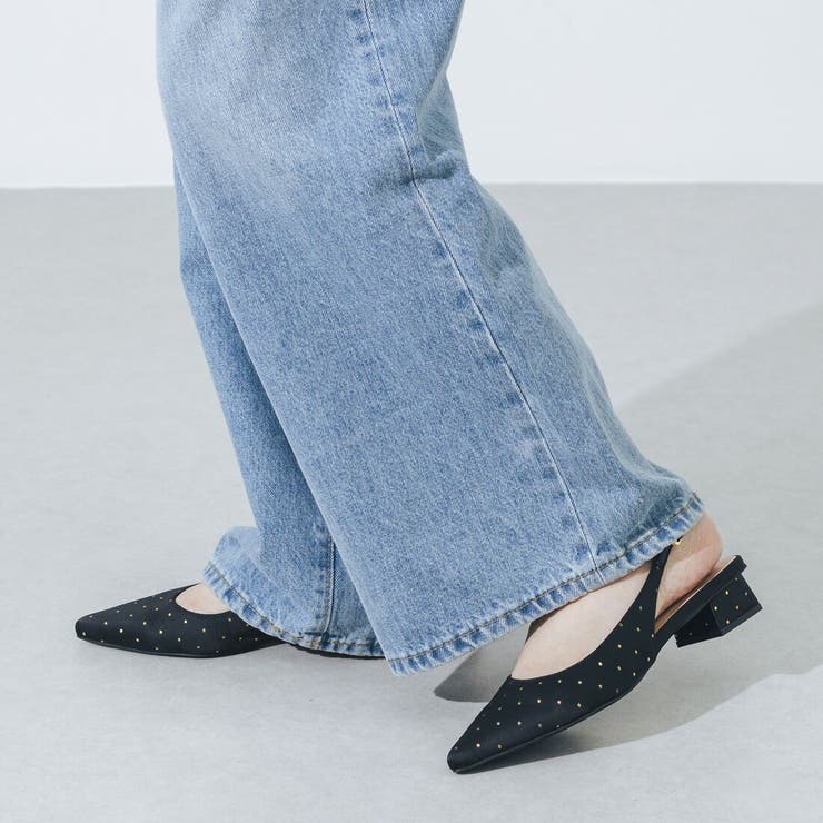 【柔らかい・クッション入り】ポインテッド3cmバックストラップパンプス | EVOL | 詳細画像3 