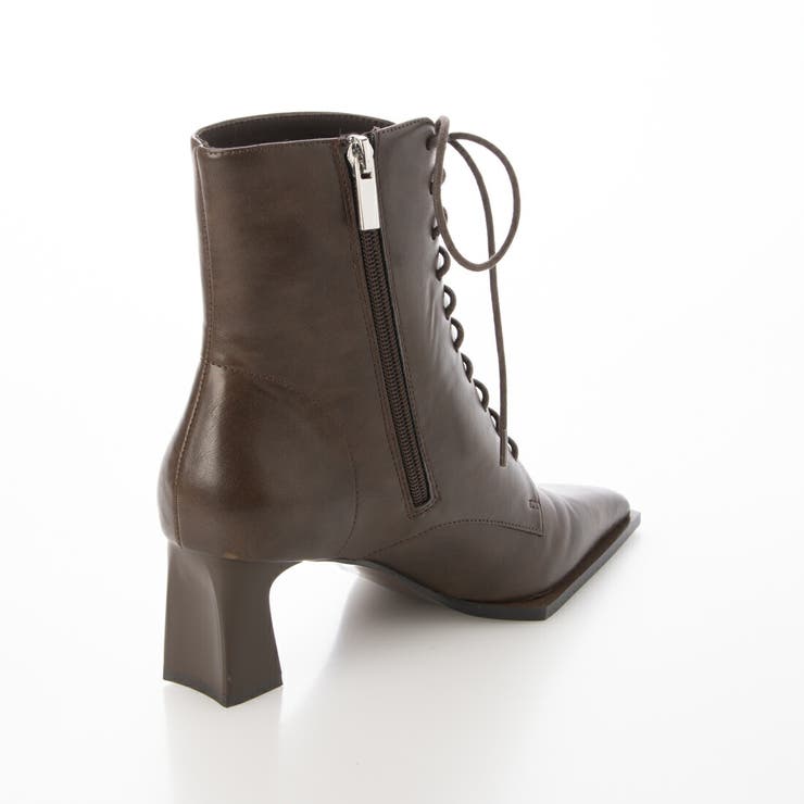 【S-LLサイズ展開・クッション入り】6cmレースアップショートブーツ | EVOL | 詳細画像8 