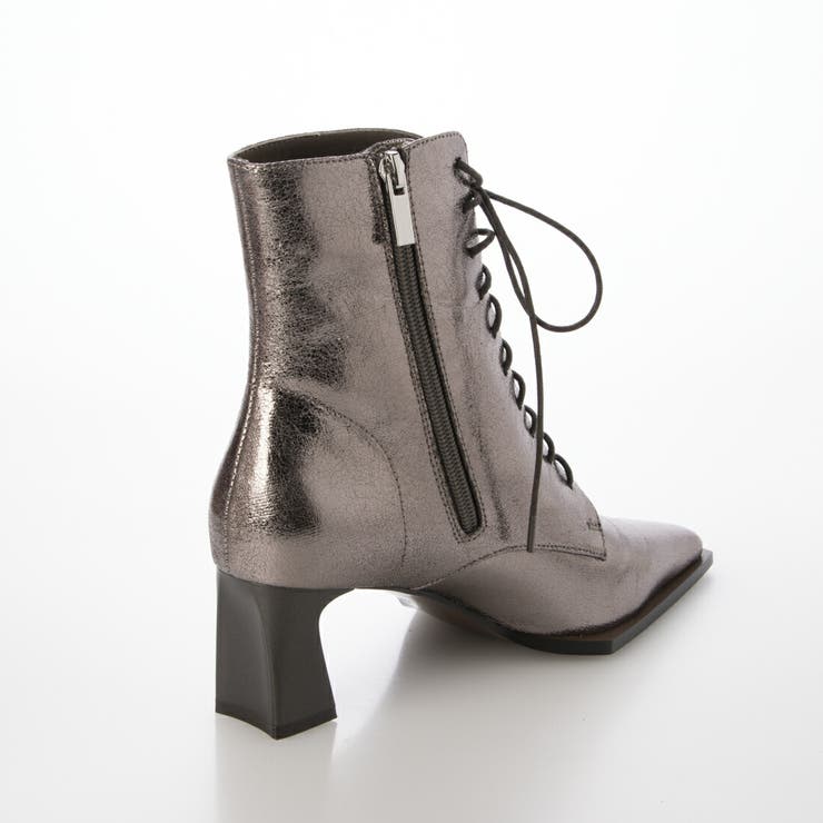 【S-LLサイズ展開・クッション入り】6cmレースアップショートブーツ | EVOL | 詳細画像10 