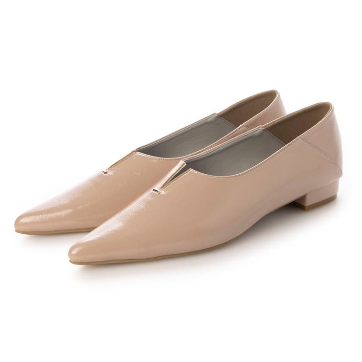 PKBG(ピンクベージュ) | ソフトVカット2cmヒールパンプス | EVOL