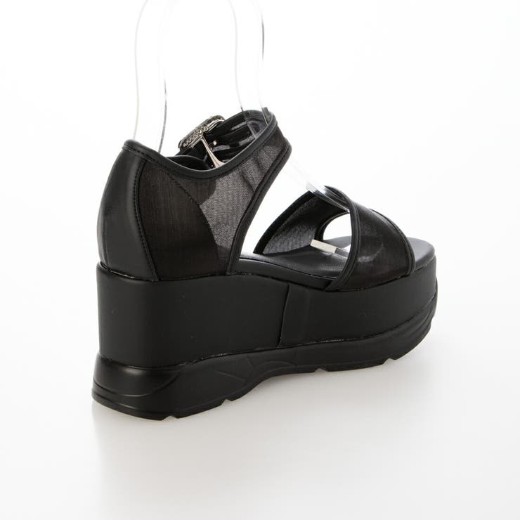 【XS-LLサイズ展開・厚底】ビジューベルトサンダル | EVOL | 詳細画像2 