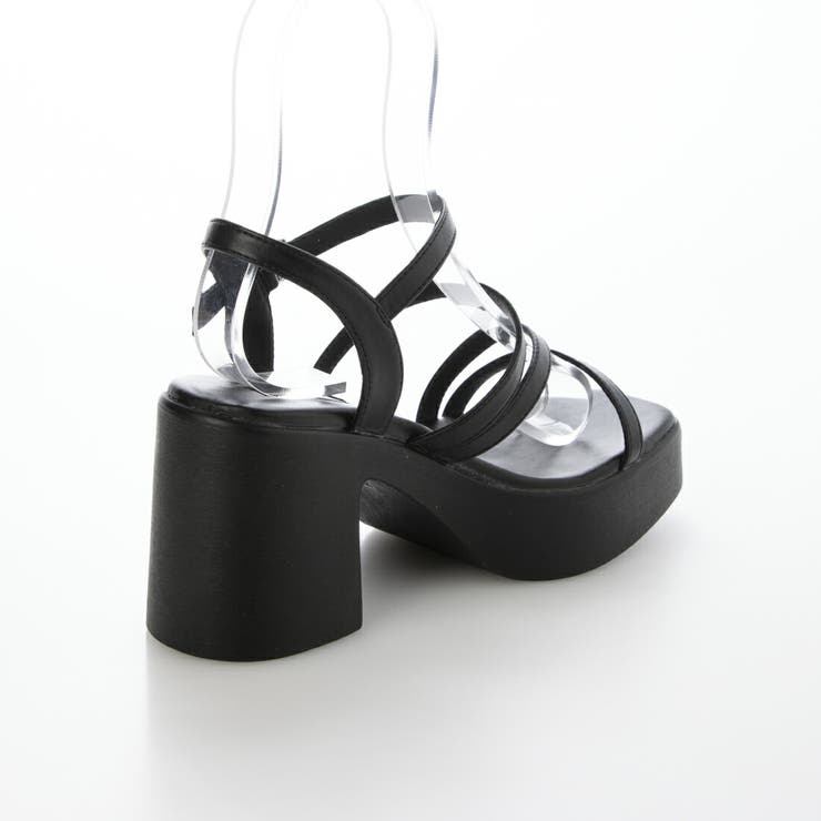 【XS-LLサイズ展開・軽量】クロスベルト厚底サンダル | EVOL | 詳細画像2 