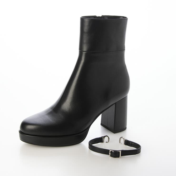 【晴雨兼用(一部カラー除く) 美脚効果あり】2WAY8cmストームショートブーツ | EVOL | 詳細画像7 