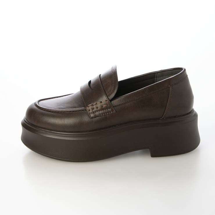 【晴雨兼用・軽量】プラットフォームコインローファー | EVOL | 詳細画像6 