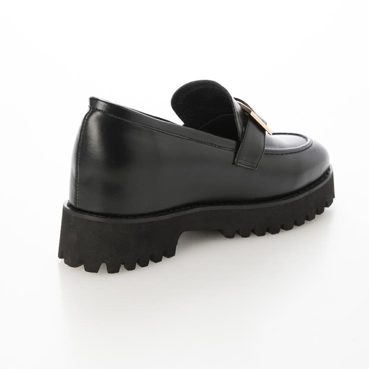 【晴雨兼用(一部カラー除く)・インヒール入り】トラックソールバックルローファー | EVOL | 詳細画像3 