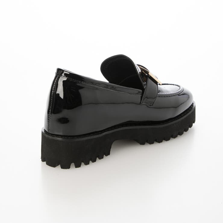 【晴雨兼用(一部カラー除く)・インヒール入り】トラックソールバックルローファー | EVOL | 詳細画像7 