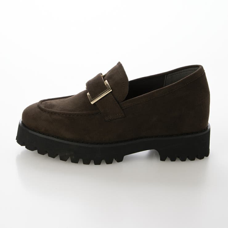 【晴雨兼用(一部カラー除く)・インヒール入り】トラックソールバックルローファー | EVOL | 詳細画像8 