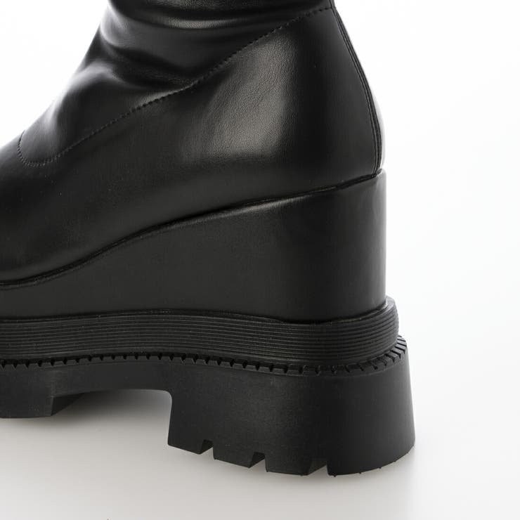 【XSサイズ・厚底】11cmストレッチロングブーツ | EVOL | 詳細画像5 