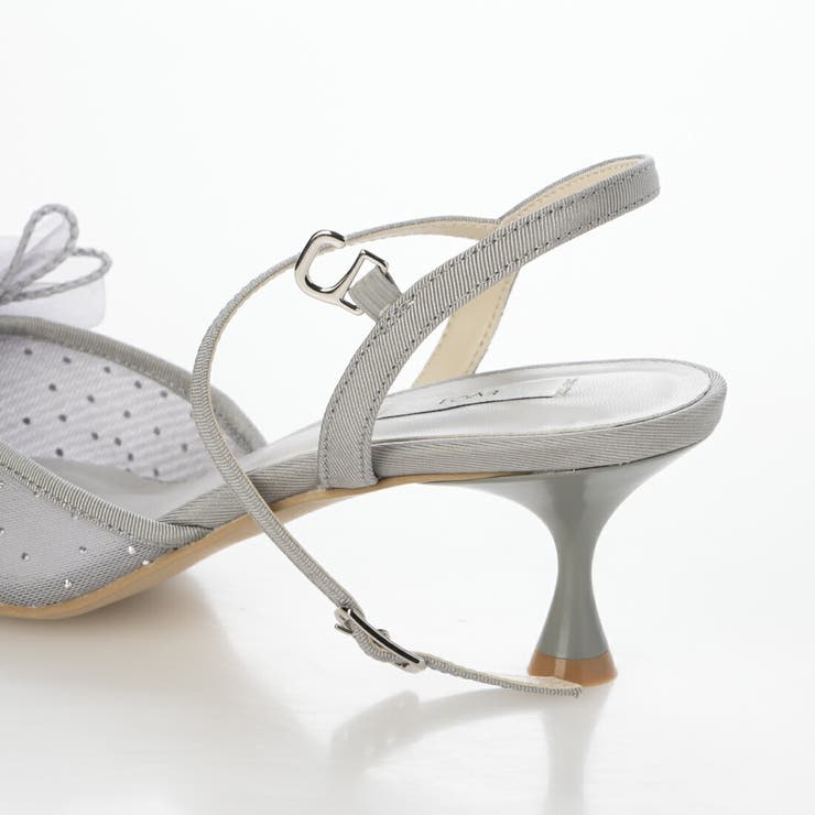 【柔らかい・クッション入り】ポインテッドシアーリボンストラップパンプス | EVOL | 詳細画像17 