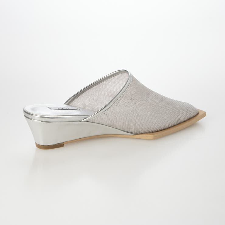 【S-LLサイズ展開・ふかふか】スクエアチュール4.5cmウエッジミュール | EVOL | 詳細画像15 