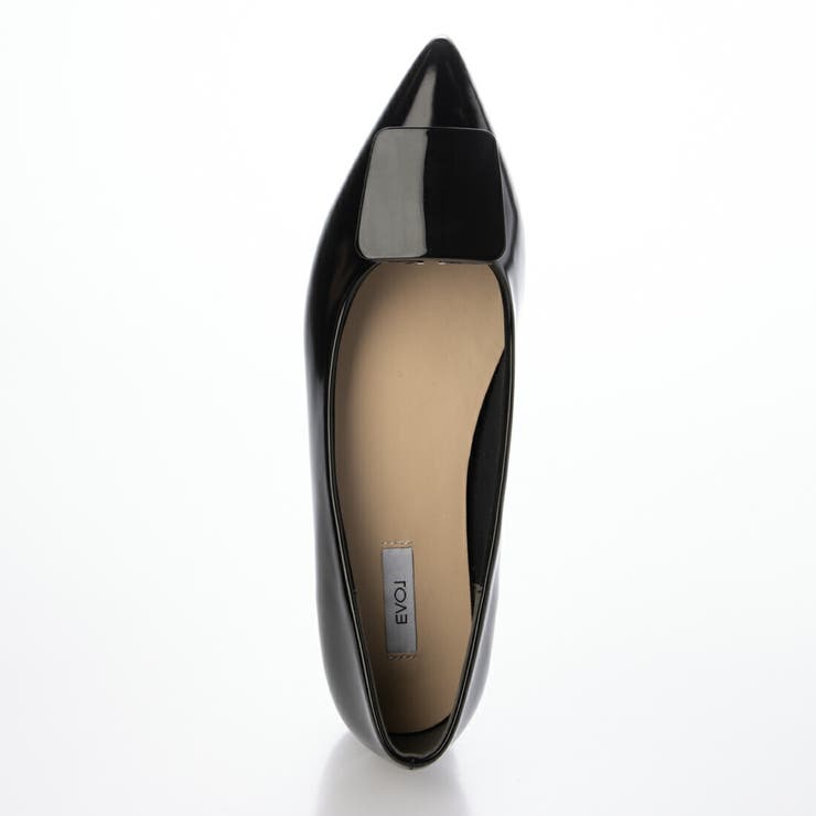 【晴雨兼用・ふかふか】晴雨兼用スクエアバックルパンプス | EVOL | 詳細画像15 